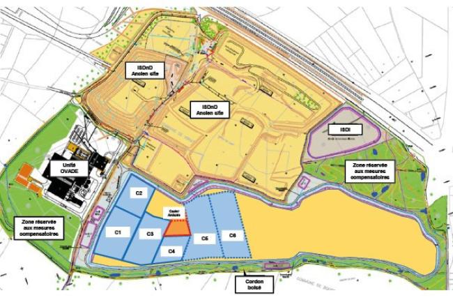 Les zones vertes sont dédiées aux mesures compensatoires ou sont des zones préservées. Elles ne pourront jamais être exploitées.
